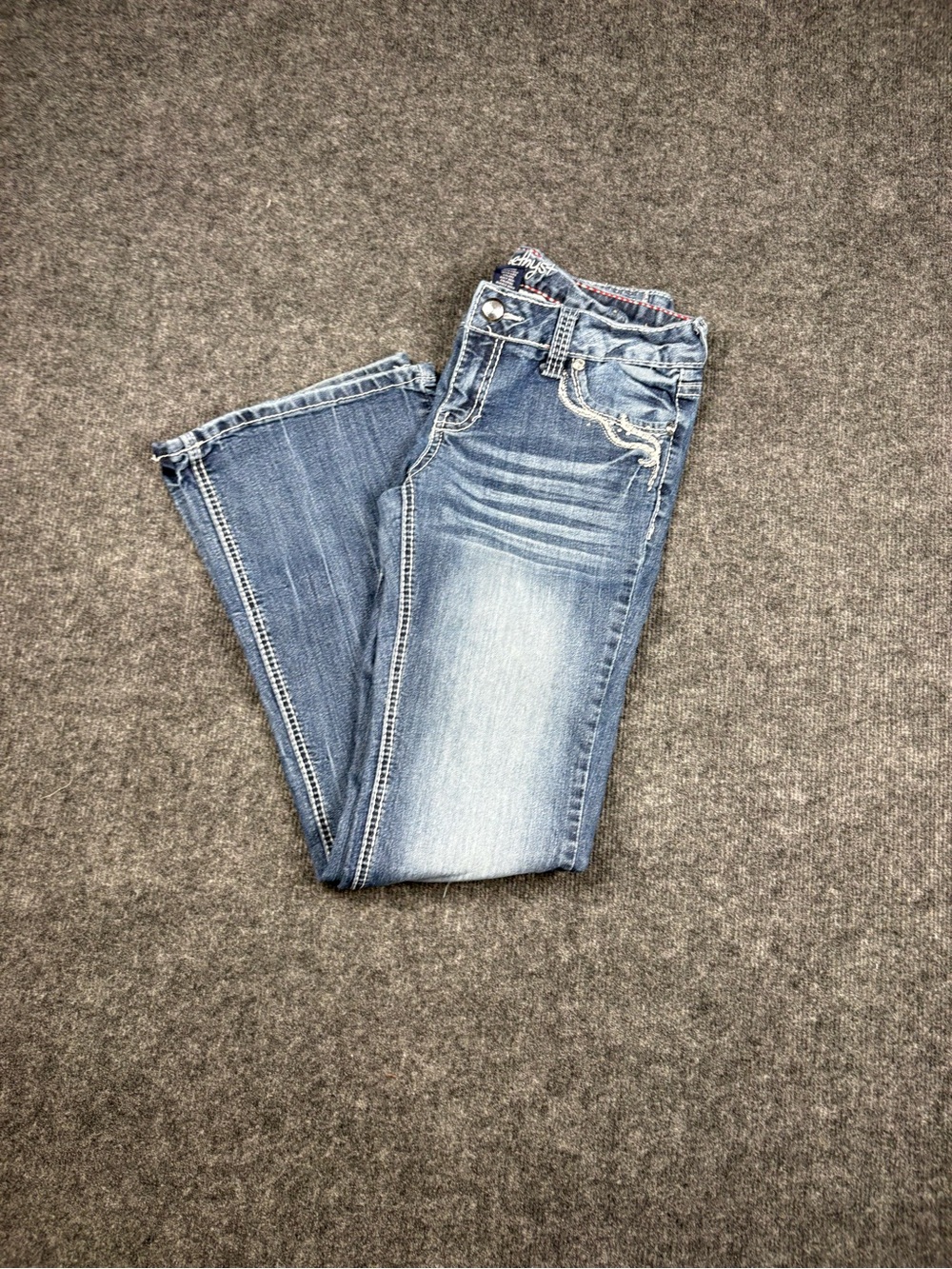 Amethyst Jeans Women's Medium Blue Bootcut Stretch Denim